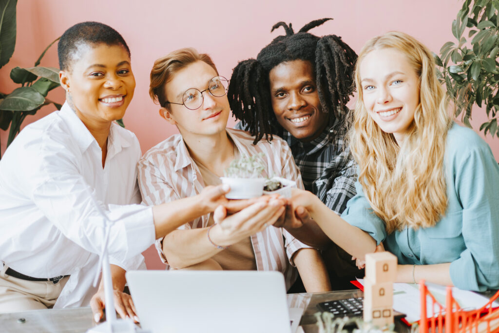 A group of Gen Z marketing professionals